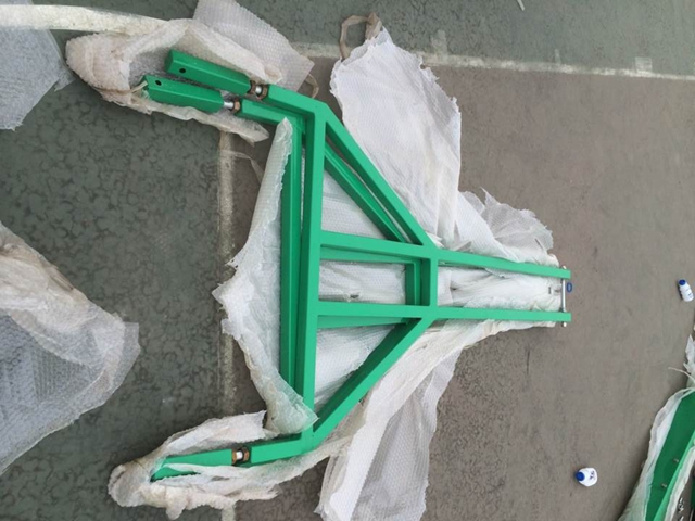 GYTY-A008移動(dòng)式綠色單臂籃球架