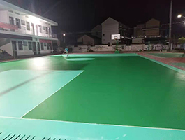 環(huán)保水性<a href=http://m.rkkor.cn target=_blank class=infotextkey>硅PU</a>球場-新國標(biāo)（施工流程和材料組成）