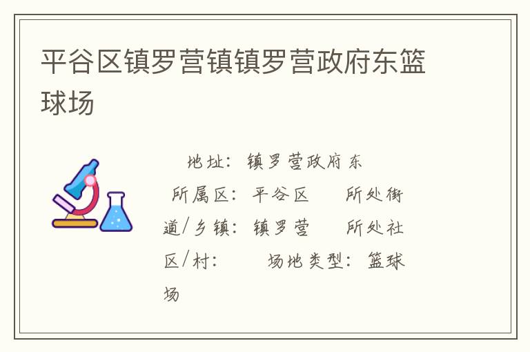 平谷區(qū)鎮(zhèn)羅營(yíng)鎮(zhèn)鎮(zhèn)羅營(yíng)政府東籃球場(chǎng)