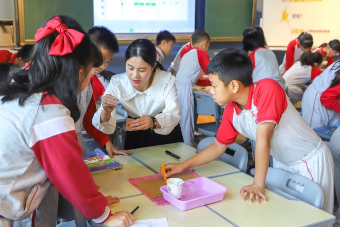 開發(fā)區(qū)博凱小學(xué)承辦市新教師培訓(xùn)小學(xué)科學(xué)課例現(xiàn)場(chǎng)展示活動(dòng)