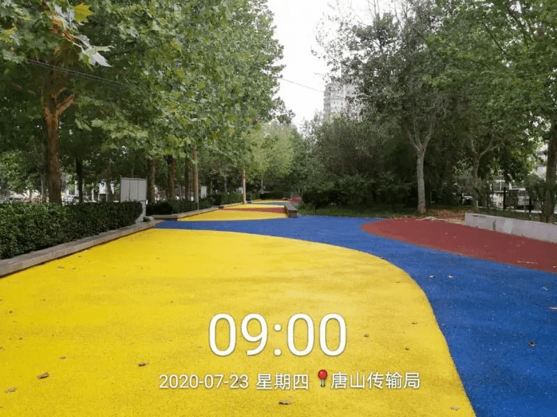 唐山：25個(gè)公園廣場(chǎng)新<a href=http://m.rkkor.cn target=_blank class=infotextkey>塑膠跑道</a>已投入使用！