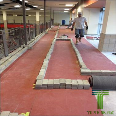 預制型橡膠跑道施工基本流程