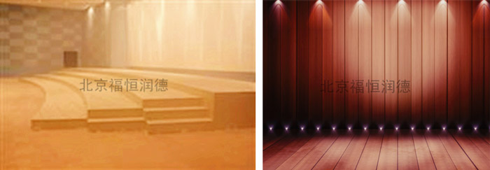采用的&ldquo;福恒&rdquo;舞臺木地板的場館