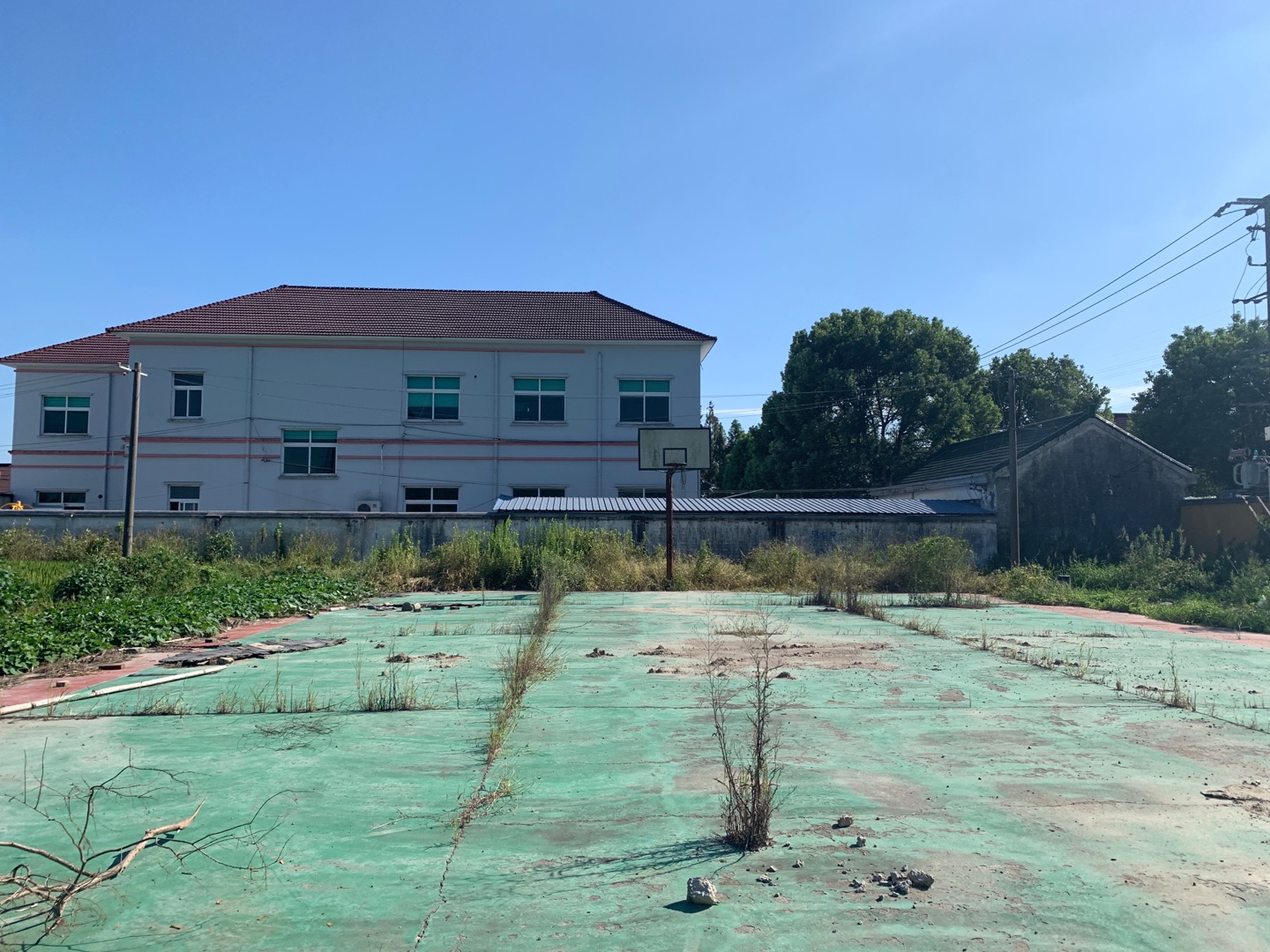 慧農(nóng)村籃球場