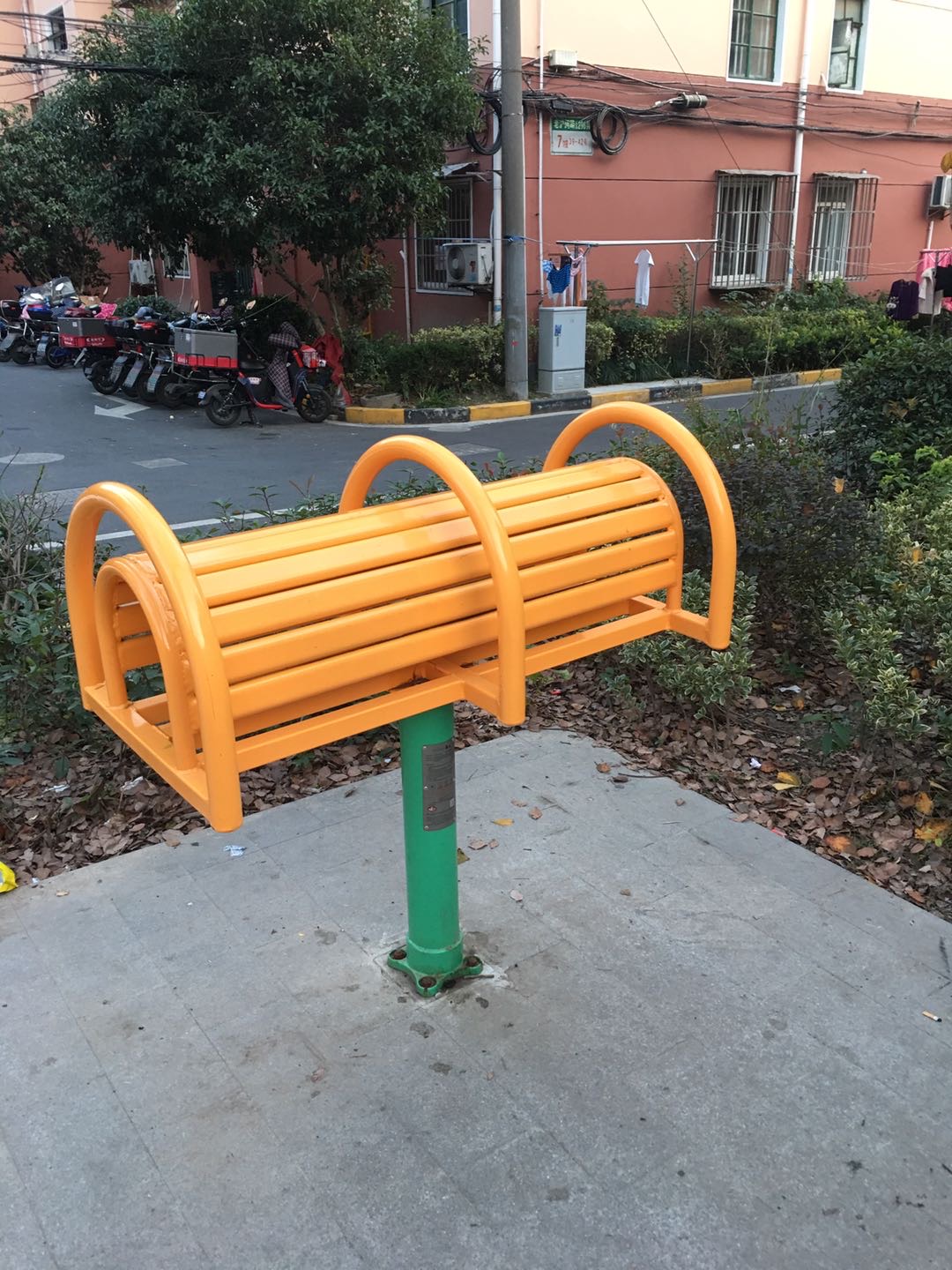 雙位伸腿伸背器