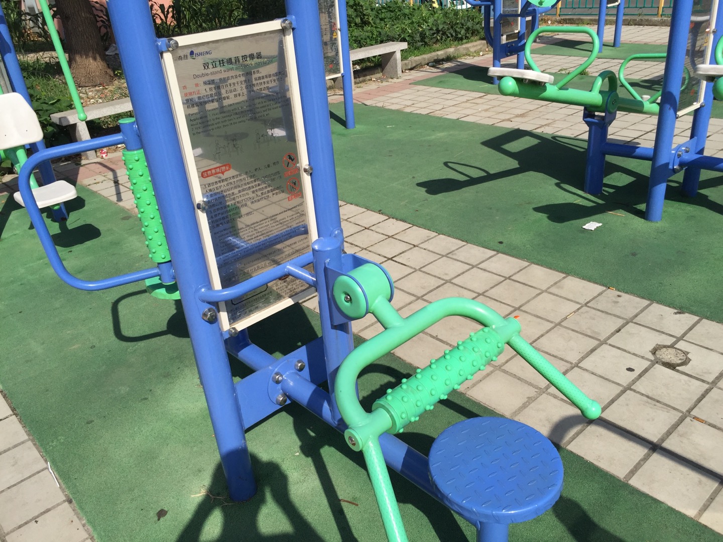 雙立柱腰背按摩器