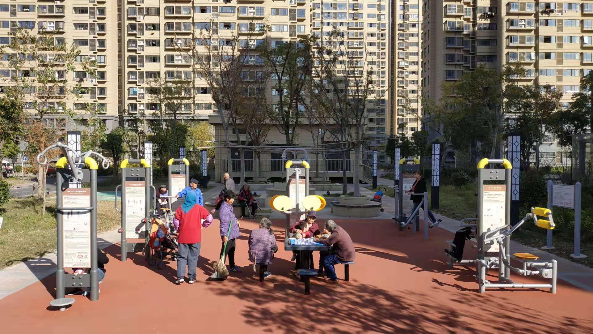 四團鎮(zhèn)欣悅居委錦港三期市民益智健身苑點