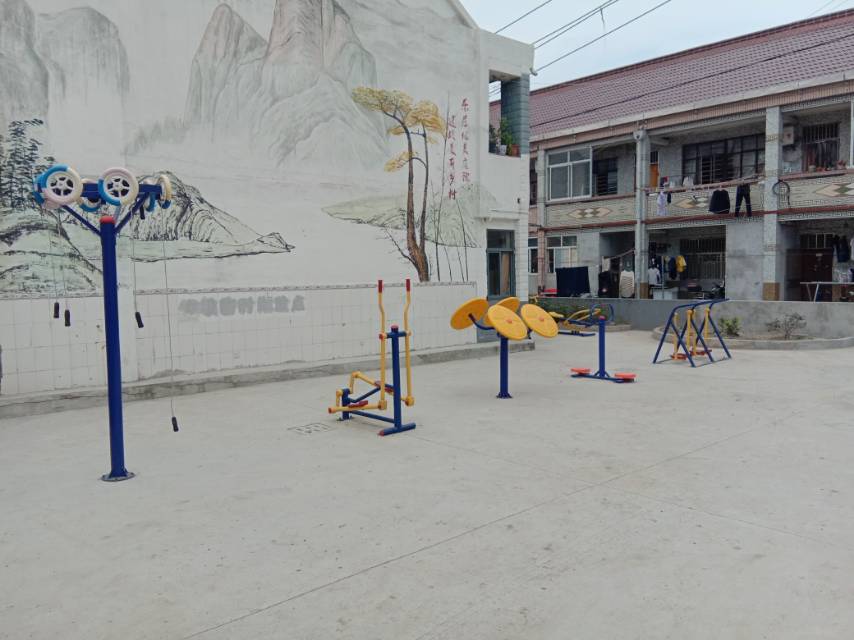 東立新村二組金家宅96號(hào)南側(cè)健身路徑