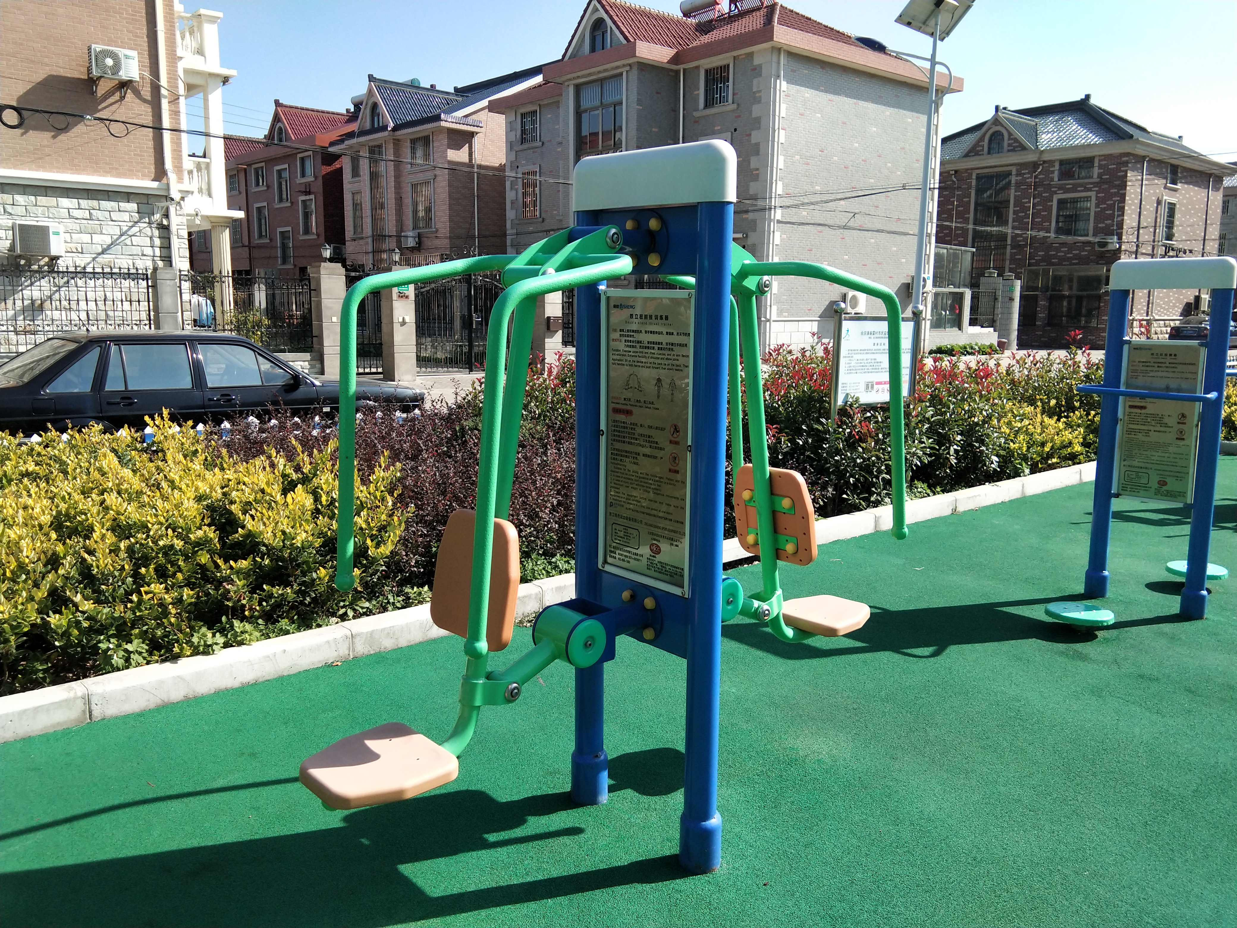 雙立柱前推訓練器