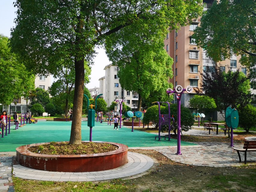 金海街道金水新苑健身苑