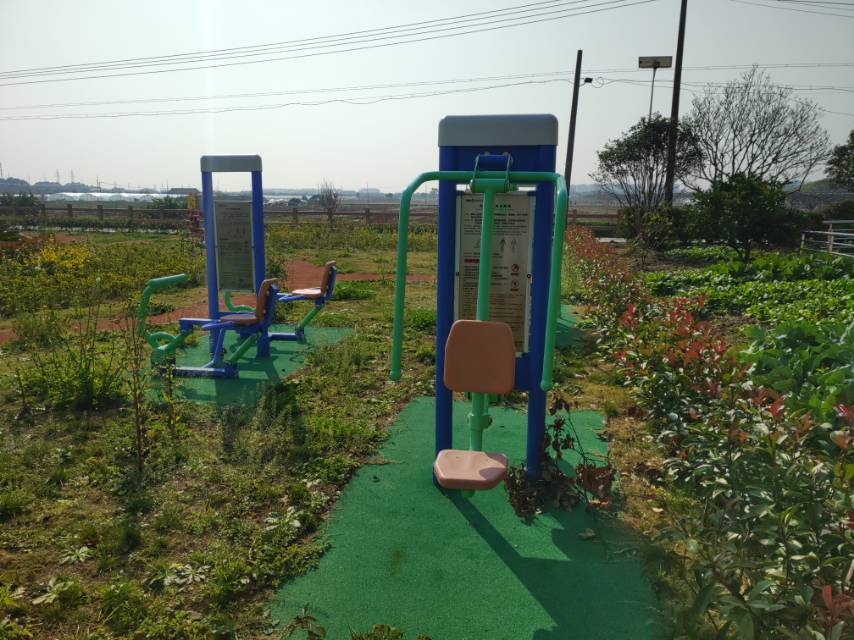 洼港村三組黨建微公園市民益智健身點(diǎn)