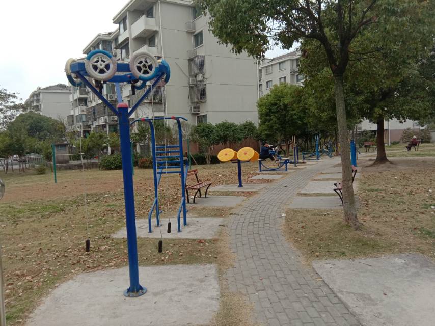 江家宅居委天環(huán)苑小區(qū)江暉路436弄43號西側(cè)健身路徑