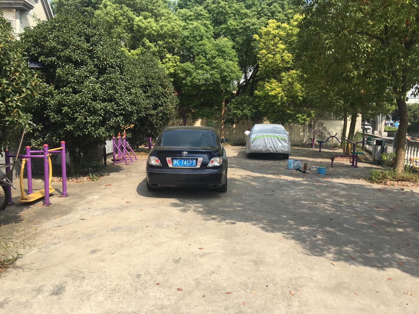 趙非小區(qū)健身點