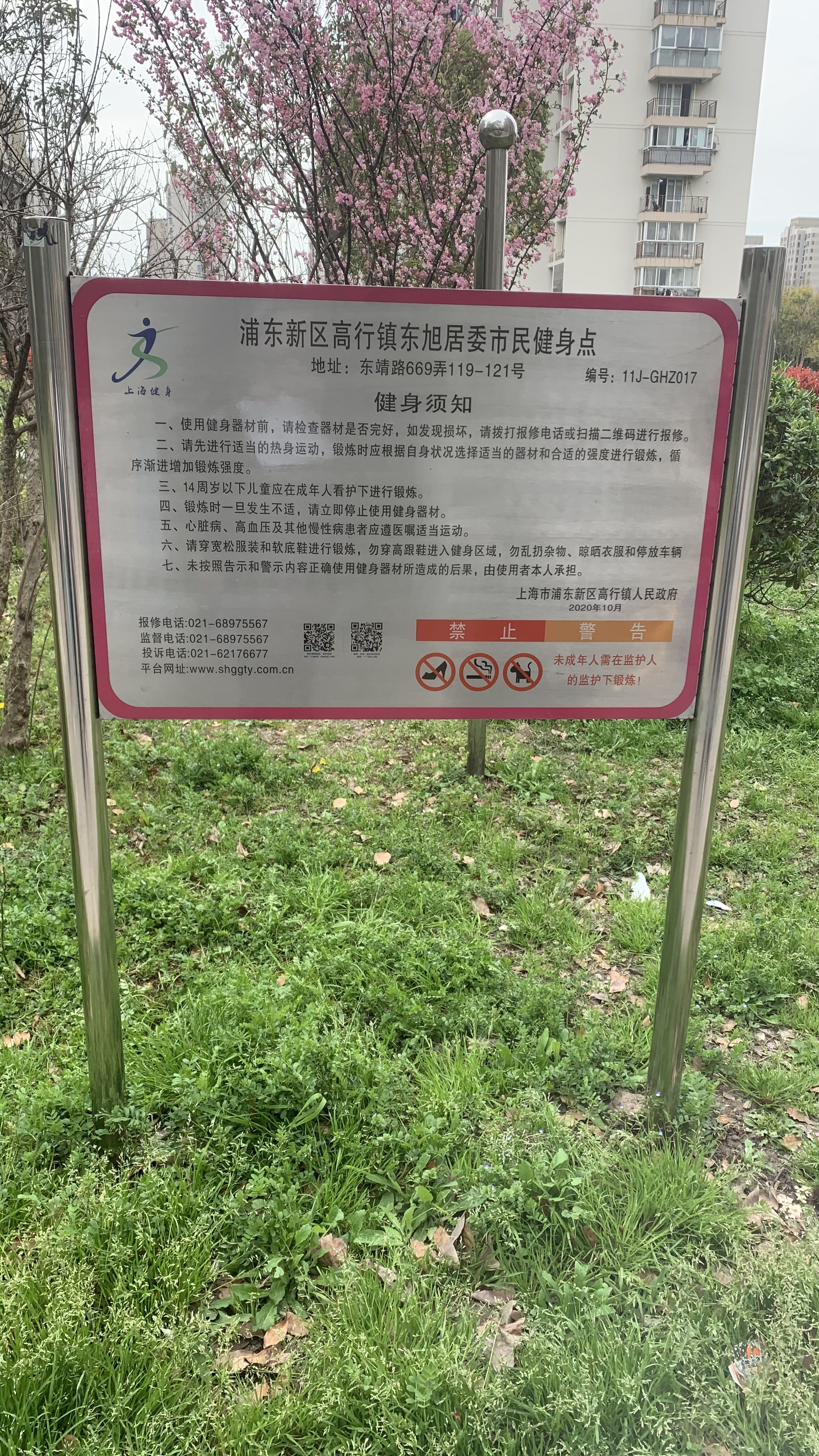 高行鎮(zhèn)東旭居委會健身苑點1