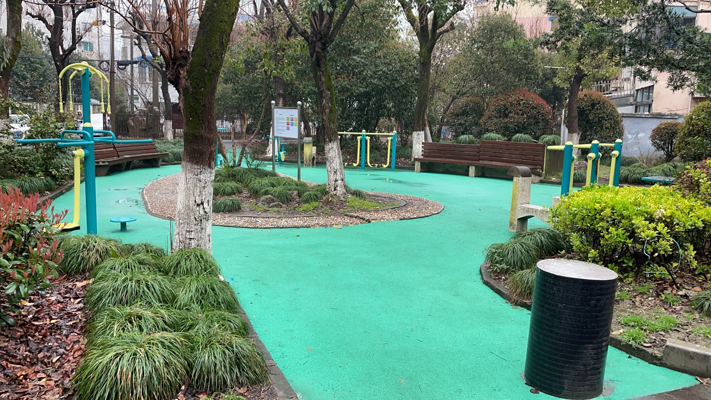 藍高居委市民益智健身點2