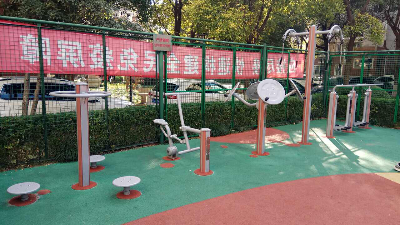 真如街道金鼎花苑小區(qū)健身苑點
