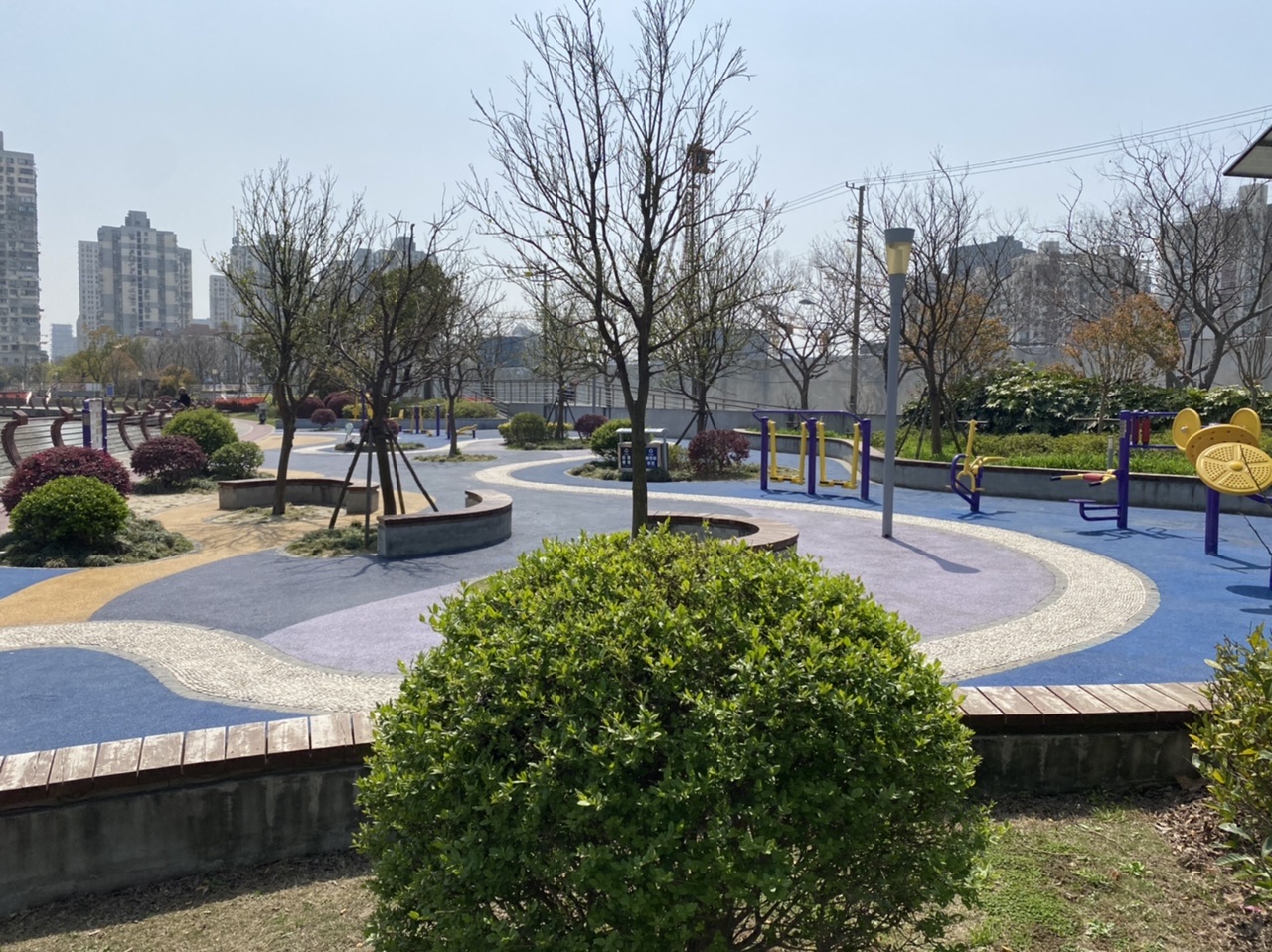 楊樹浦港濱河健身點(diǎn)