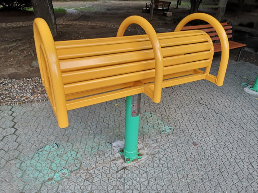 雙位伸腰伸背器