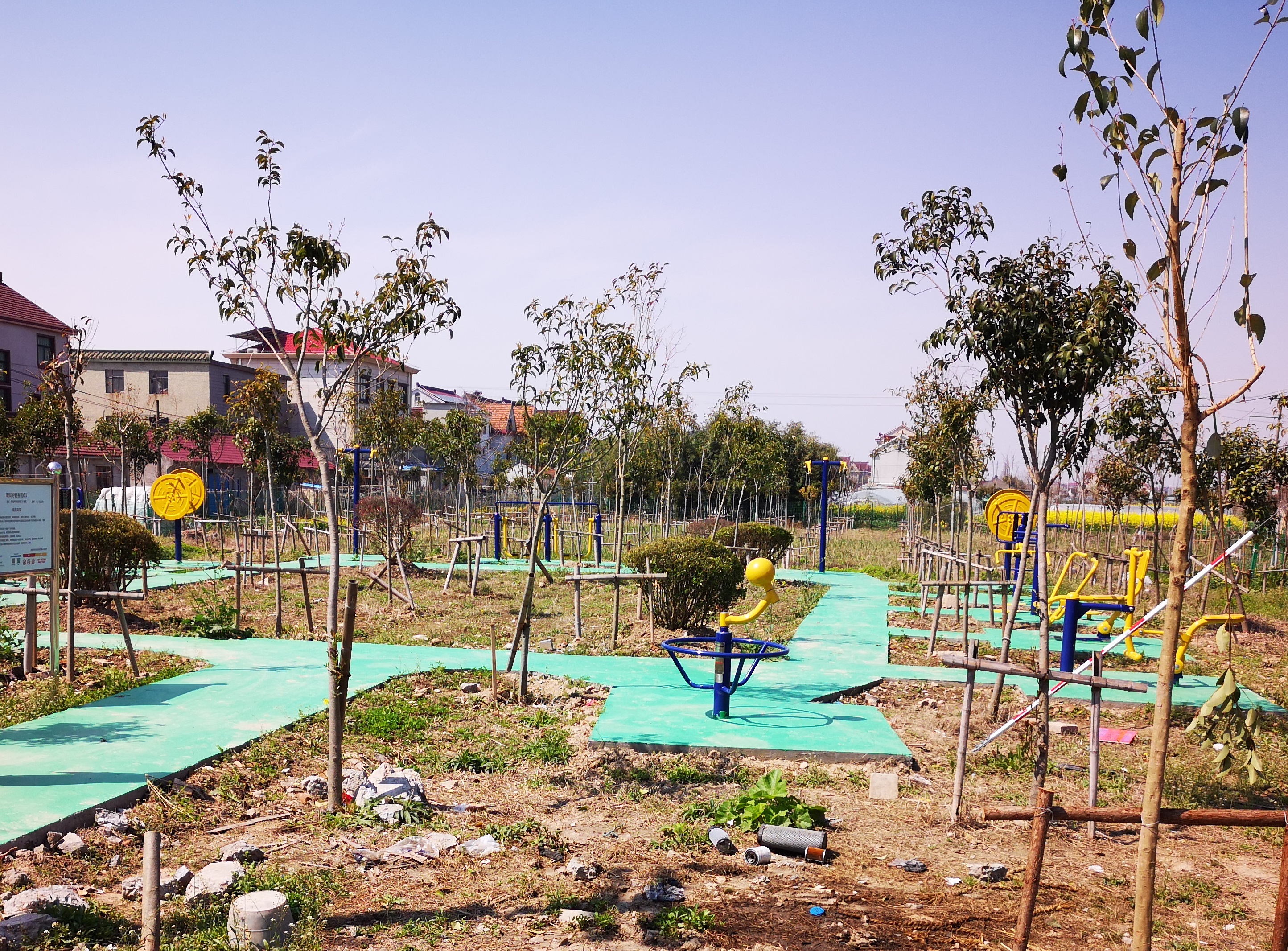 新如村4組新路201號南老村部健身路徑