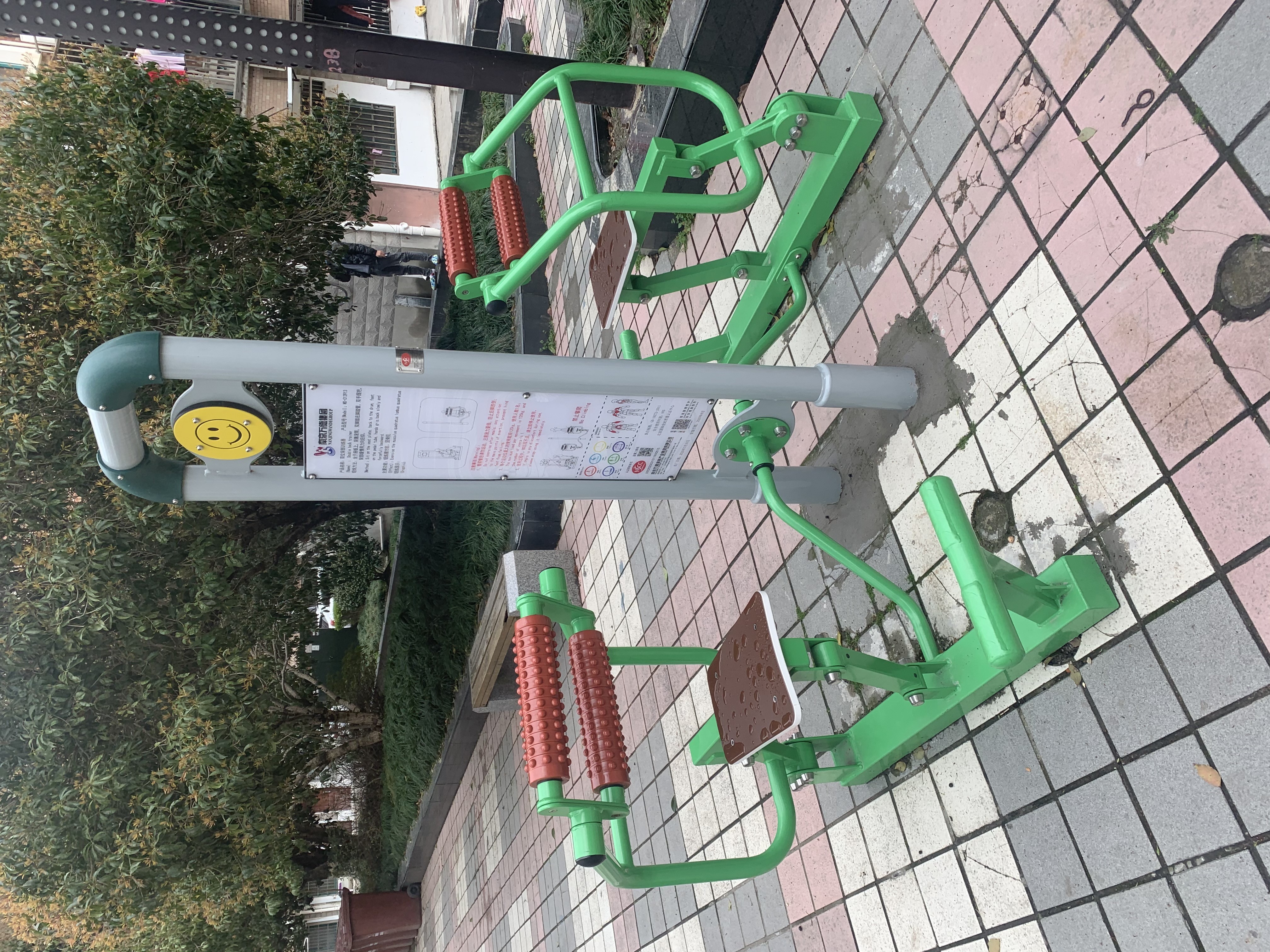 雙位背部訓練器