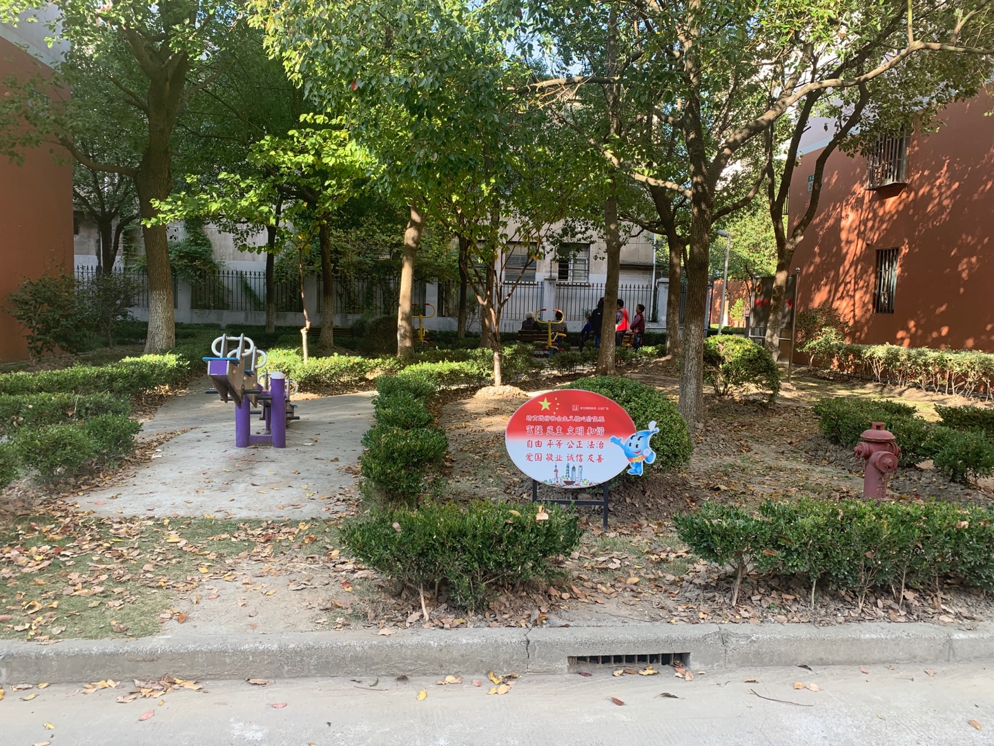 高行鎮(zhèn)東溝居委會健身苑點2