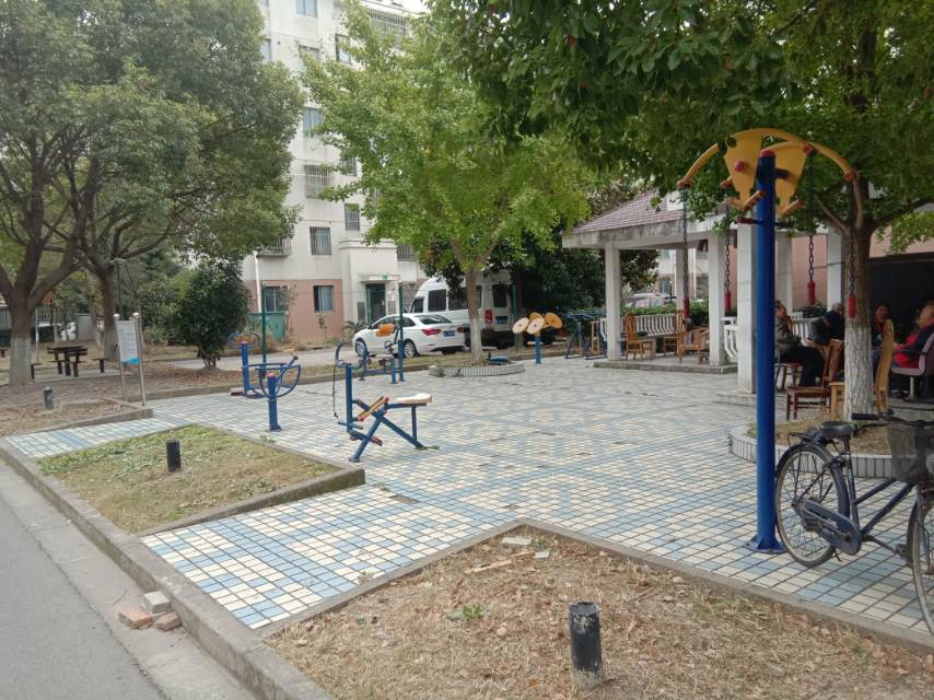 江家宅居委天環(huán)苑小區(qū)江暉路436弄85號(hào)東側(cè)健身路徑