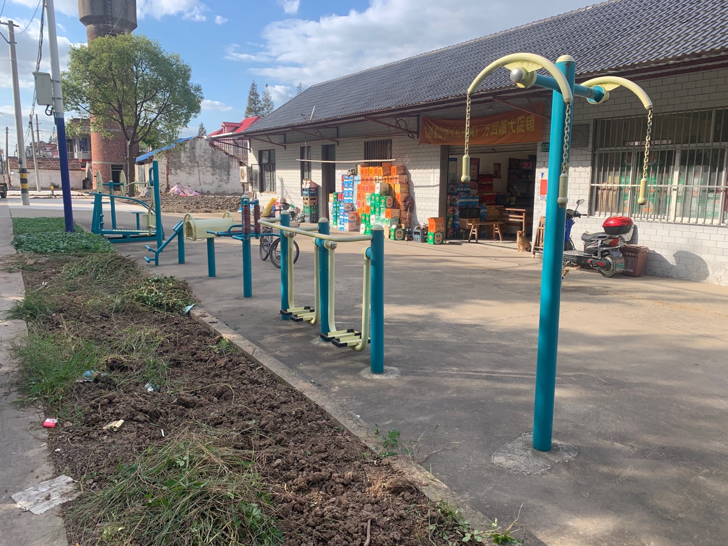 豎新鎮(zhèn)豎南村健身點