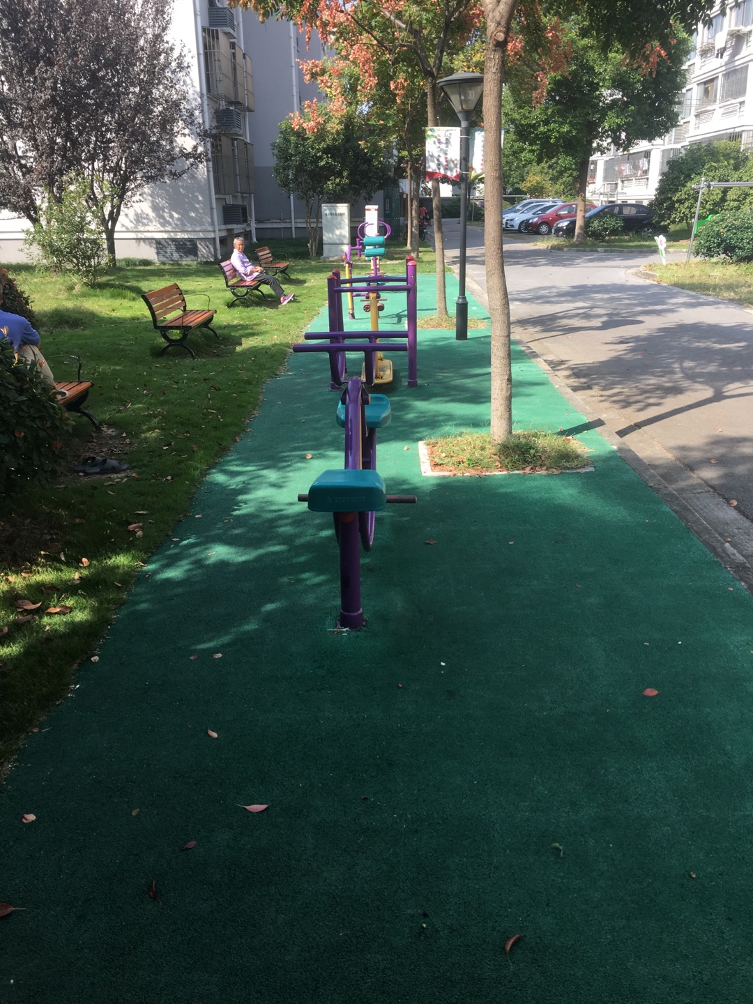 泖港居委會(huì)南樂苑小區(qū)健身點(diǎn)