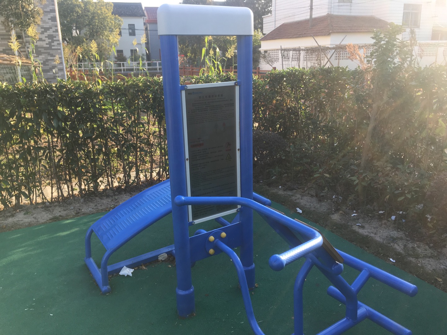 雙立柱腹背訓(xùn)練器