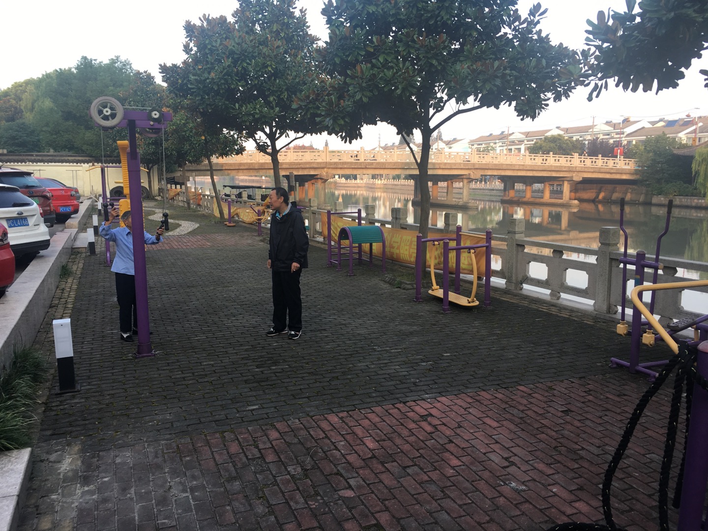 來淞小區(qū)健身點