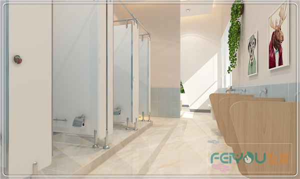 南方幼兒園室內(nèi)整體設(shè)計(jì)：簡約卡通衛(wèi)生間