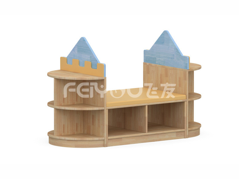 多功能學(xué)習(xí)互動城堡組合書架-007