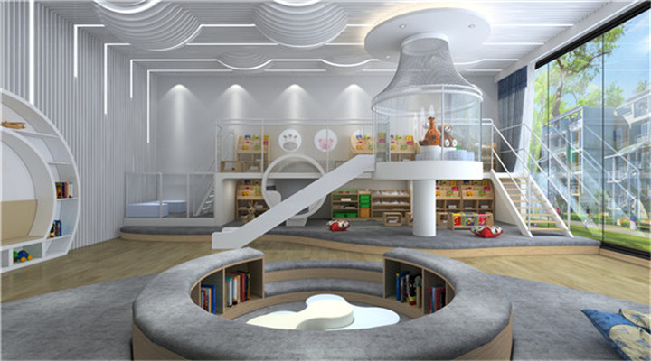 南方幼兒園室內(nèi)整體設(shè)計：閱讀室