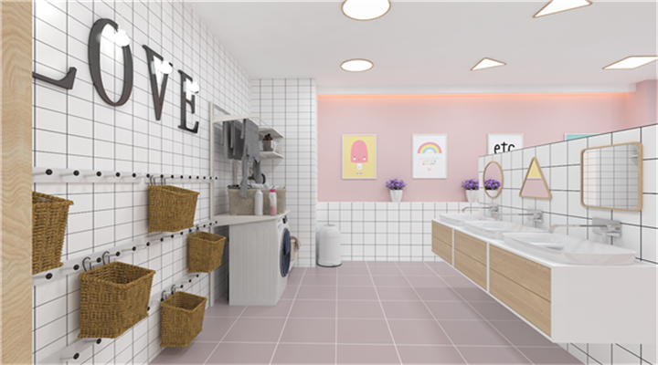 南方幼兒園室內(nèi)整體設(shè)計(jì)：現(xiàn)代幼兒園教室