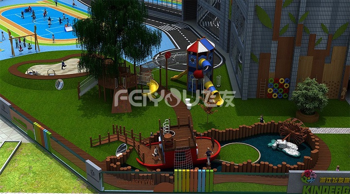 幼兒園戶外整體設計提高空間利用效率 幼兒園戶外整體設計提高空間利用效率