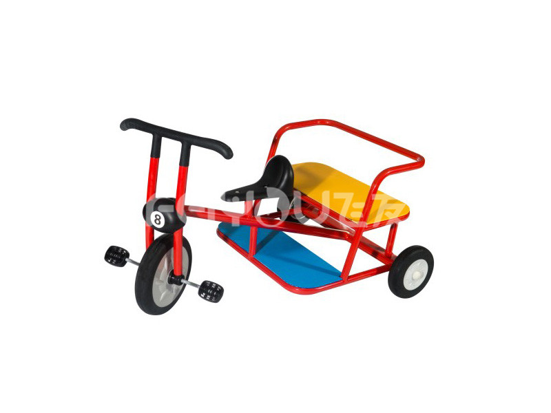 單人紅色黃包車(chē)-006