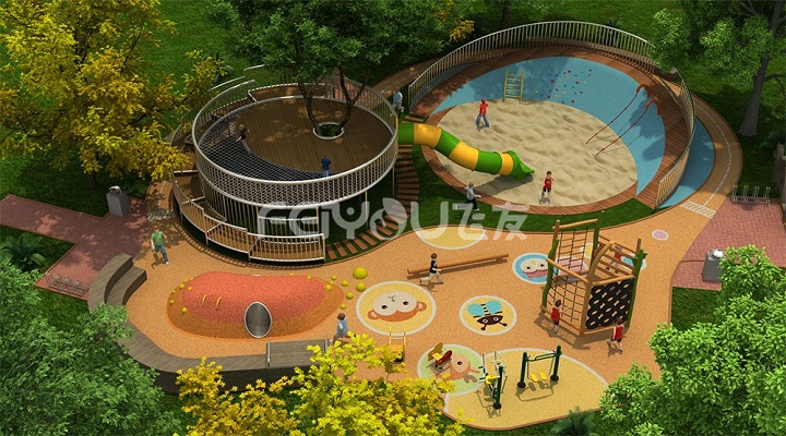 南方組合滑梯設計風格多變