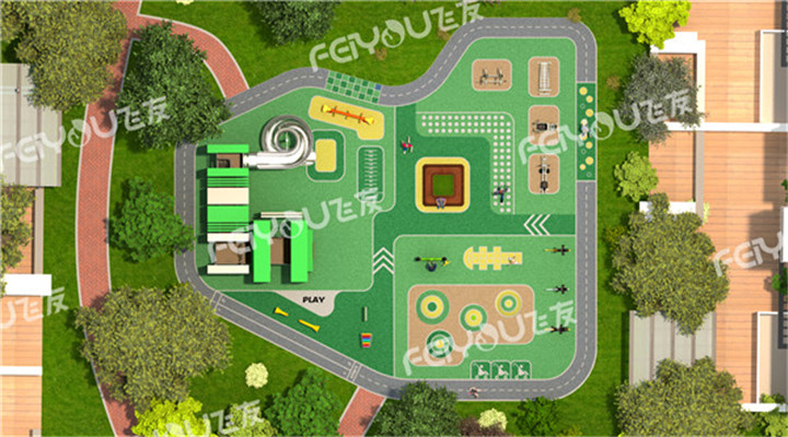 南方戶外兒童游樂(lè)設(shè)施整體設(shè)計(jì)方案之二