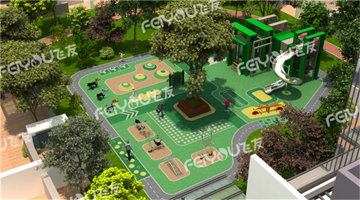 南方戶外兒童游樂(lè)設(shè)施整體設(shè)計(jì)方案之二