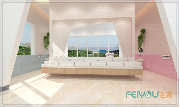 南方幼兒園室內(nèi)整體設(shè)計(jì)：簡約卡通衛(wèi)生間