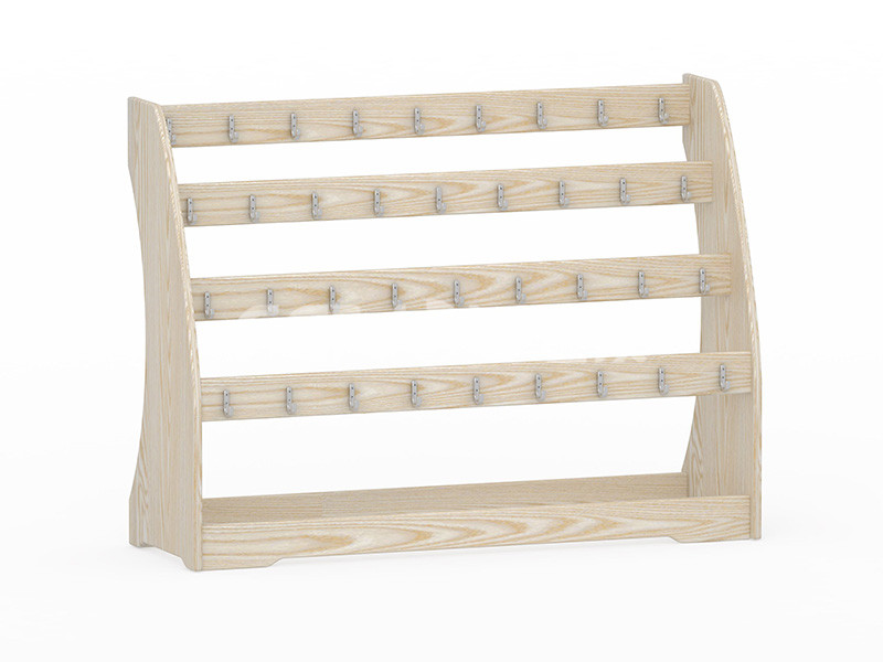 兒童實木物品架毛巾架-038