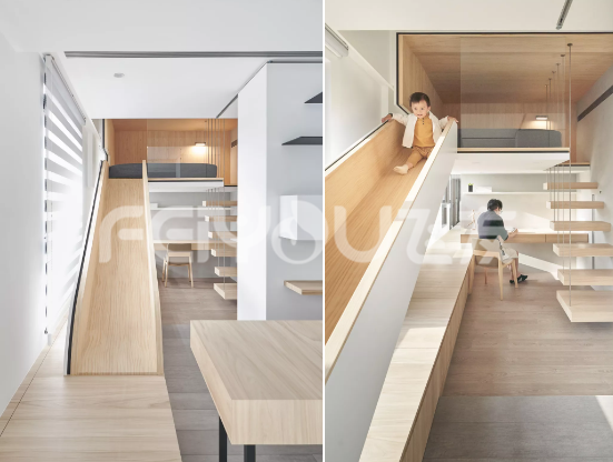 家里擁有滑梯讓孩子玩的不想出門(mén)