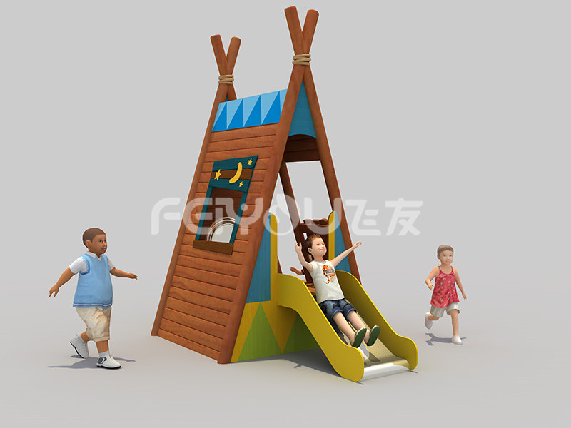 木質組合滑梯-025