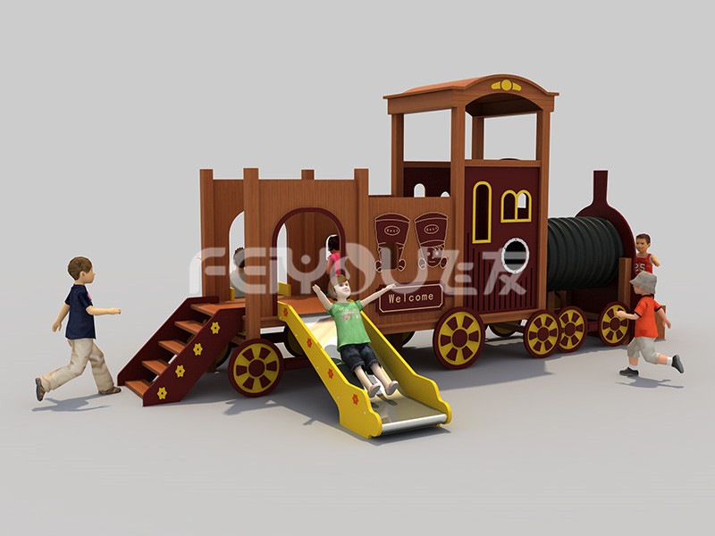 木質組合滑梯-024