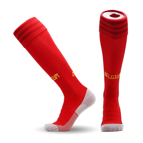 阿迪達(dá)斯BQ4534比利時國家隊(duì)主場比賽襪圖2