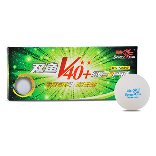 雙魚(yú)展翅V40+二星乒乓球