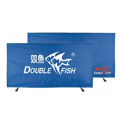 雙魚乒乓球藍色布套擋板