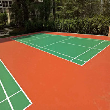 貴州凱里塑膠硅PU球場(chǎng) 4mm彈性球場(chǎng) 直銷(xiāo)塑膠球場(chǎng)材料 凱里塑膠硅pu