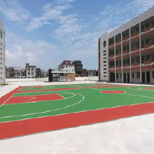 利達(dá)硅pu球場(chǎng)材料用量無(wú)溶劑硅pu球場(chǎng)材料硅pu球場(chǎng)材料工程、硅PU籃球場(chǎng)材料供應(yīng)商廠家、硅PU羽毛球場(chǎng)材料包工包料施工