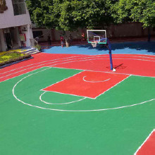 利達(dá)供應(yīng)羽毛球場(chǎng)地板、羽毛球場(chǎng)地板、羽毛球場(chǎng)地板廠家 羽毛球丙烯酸地板材料、籃球場(chǎng)丙烯酸材料運(yùn)動(dòng)場(chǎng)所、水性材料施工師傅、